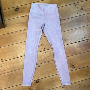 Lululemon Wunder Under Leggings snow washed 28” Antionette color size 6